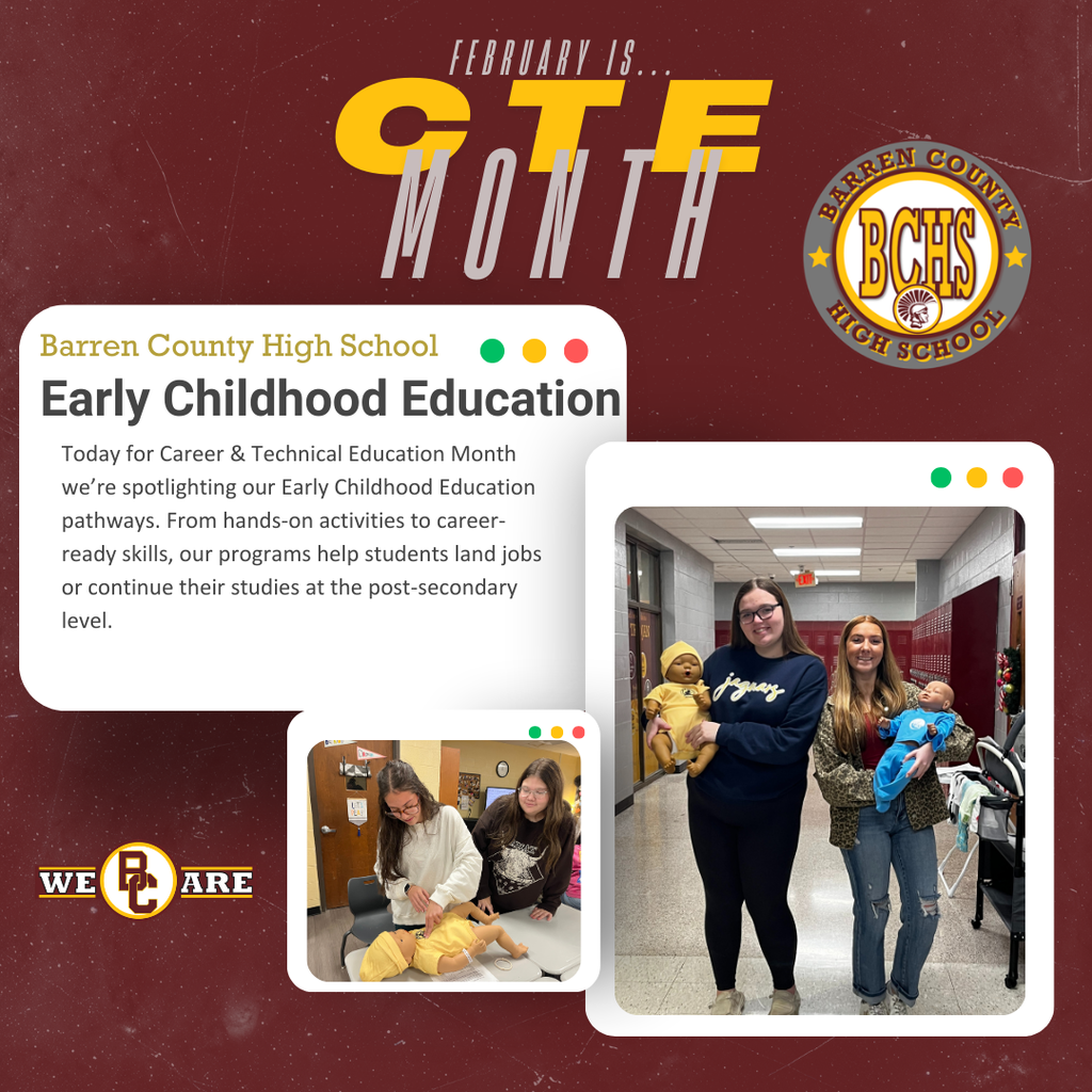 Today for Career & Technical Education Month we’re spotlighting our Early Childhood Education pathways. From hands-on activities to career-ready skills, our programs help students land jobs or continue their studies at the post-secondary level.