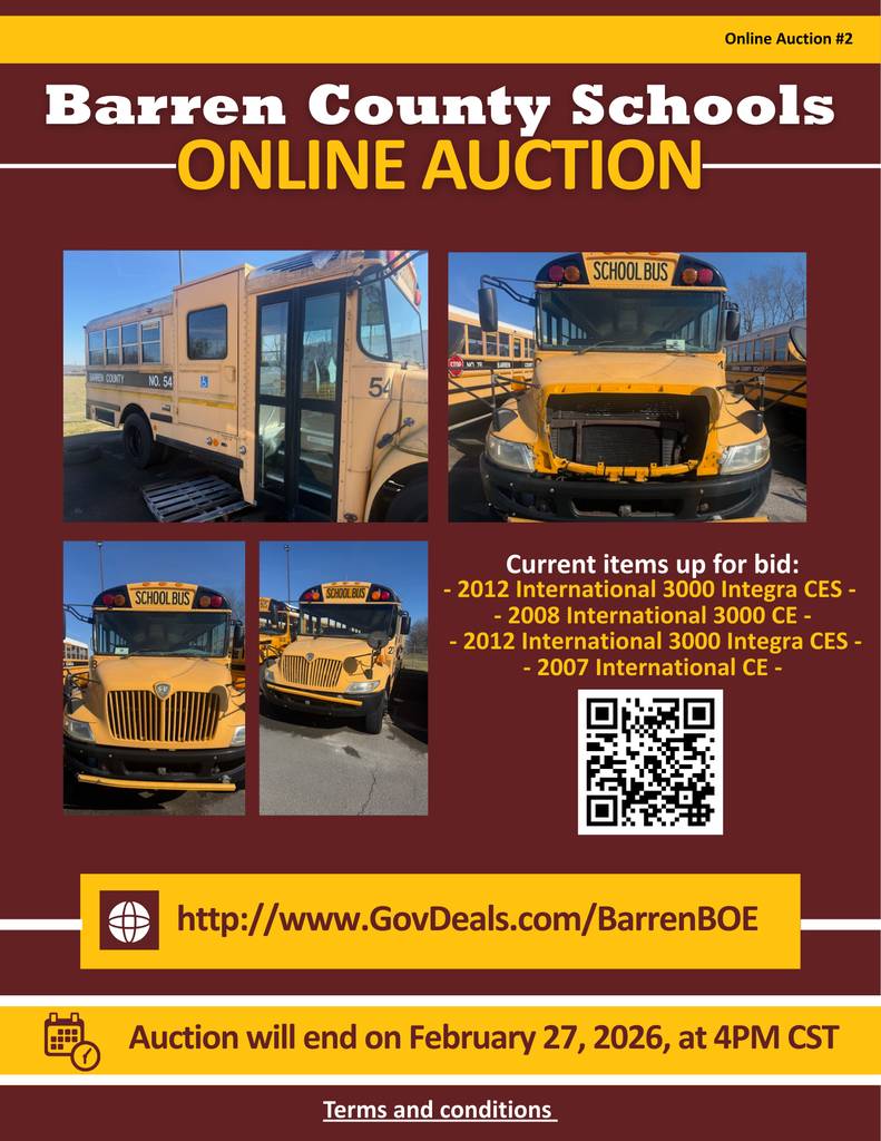 Online auction flyer