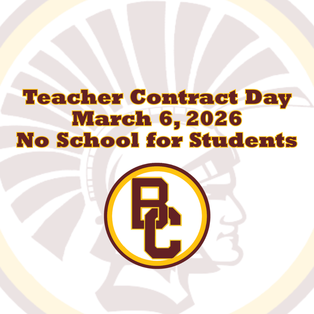 Teacher contract day on March 6. No school for students.