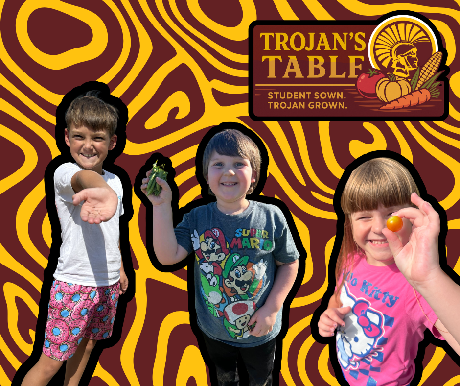Elementary Students Trojan's Table