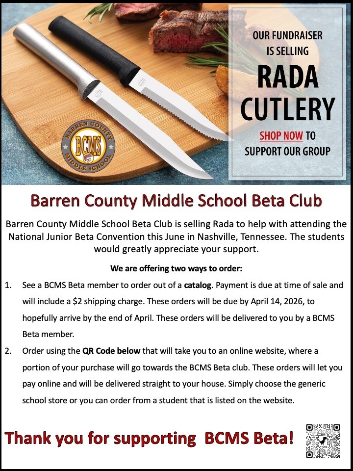 BCMS BETA - RADA fundraiser