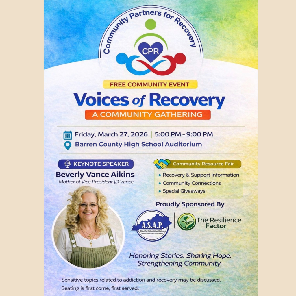 Voice of Recovery flyer