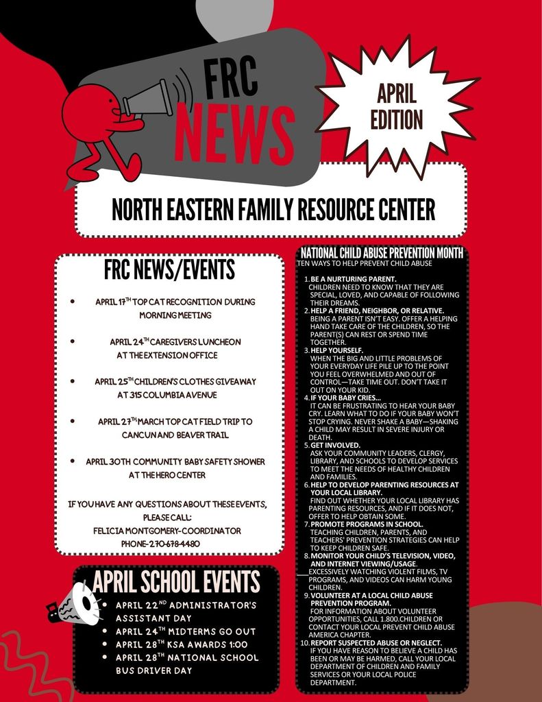 April FRC Newsletter