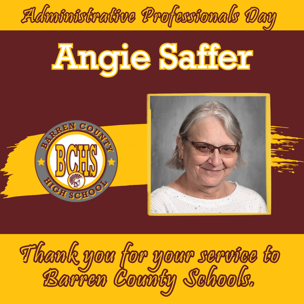 Angie Saffer - Happy Administrative Professionals Day to the amazing people who keep our campus going. They are the smiling faces you see when you enter our buildings. We appreciate all you do for our students and staff and we hope you have an amazing day.