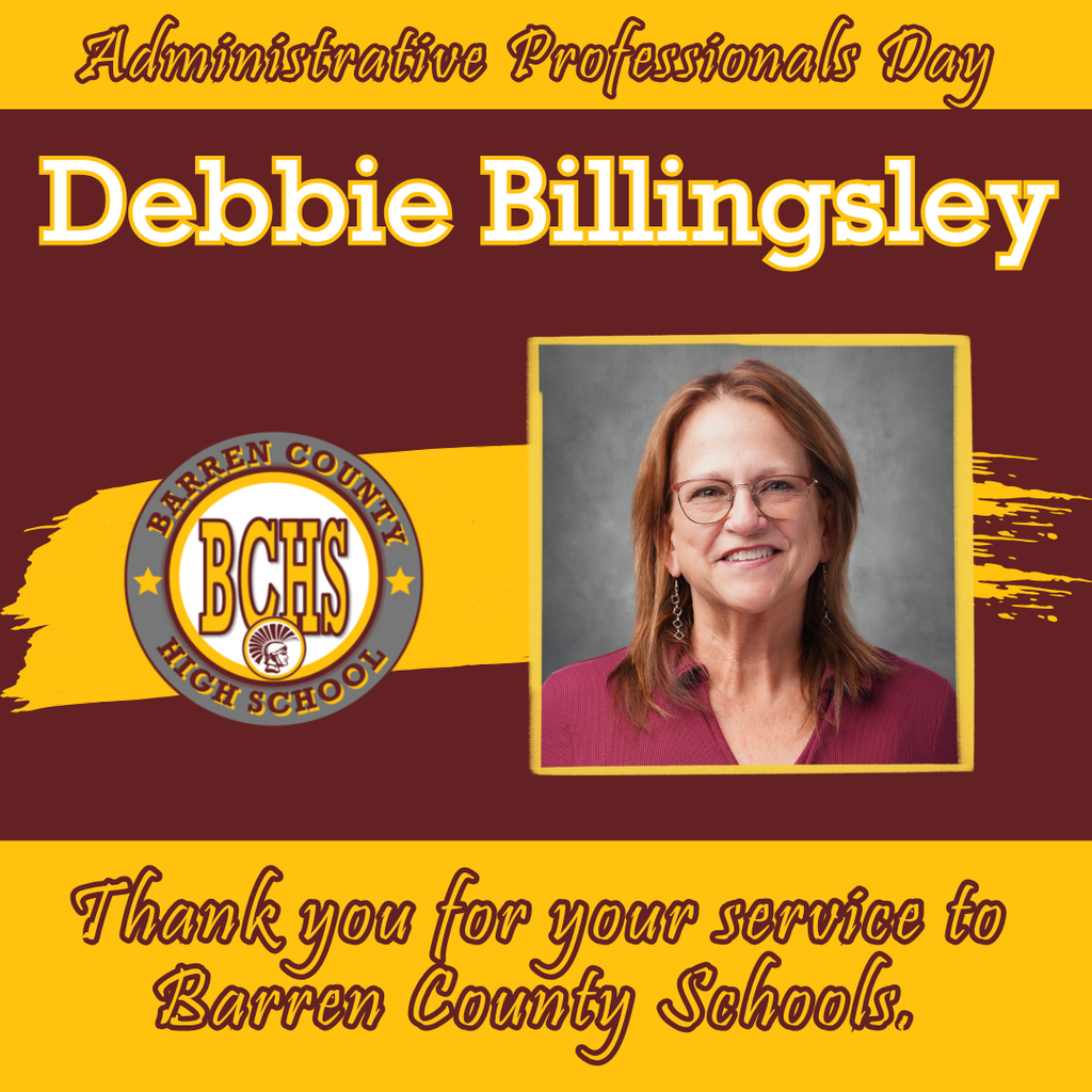 Debbie Billingsley - Happy Administrative Professionals Day to the amazing people who keep our campus going. They are the smiling faces you see when you enter our buildings. We appreciate all you do for our students and staff and we hope you have an amazing day.