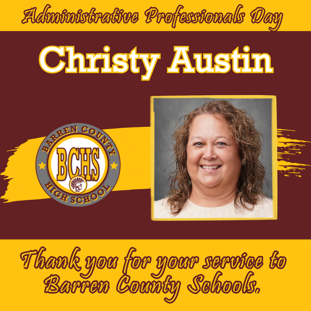 Christy Austin - Happy Administrative Professionals Day to the amazing people who keep our campus going. They are the smiling faces you see when you enter our buildings. We appreciate all you do for our students and staff and we hope you have an amazing day.