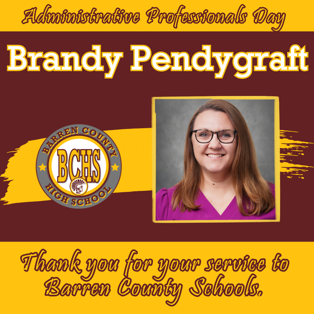 Brandy Pendygraft - Happy Administrative Professionals Day to the amazing people who keep our campus going. They are the smiling faces you see when you enter our buildings. We appreciate all you do for our students and staff and we hope you have an amazing day.