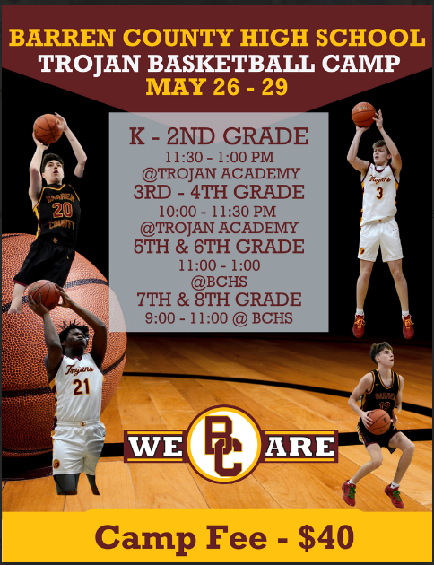 Trojan Camp flyer
