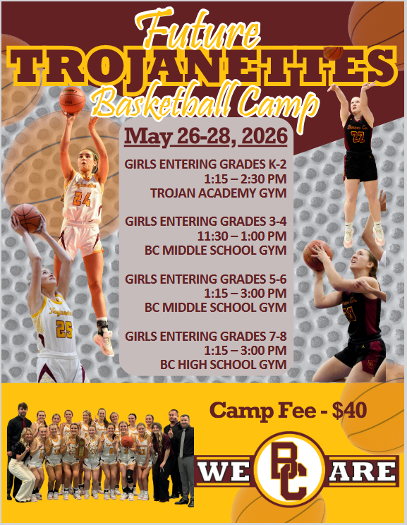 Trojanette Camp 26 Registeration