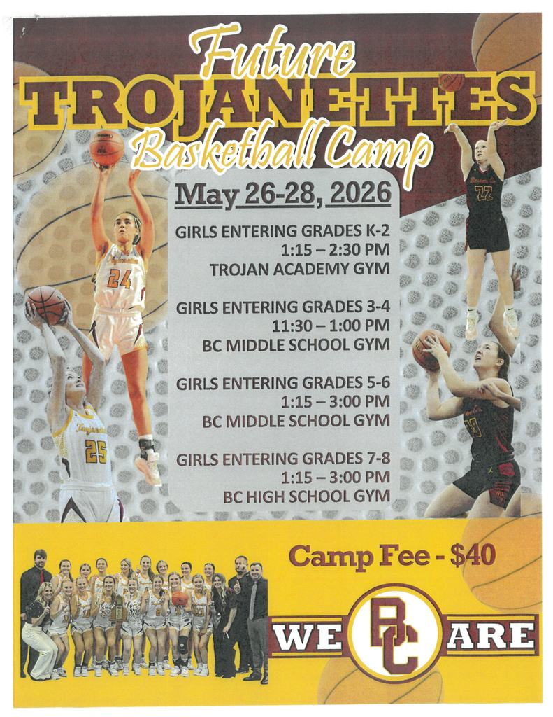 Future Trojanette Basketball Camp