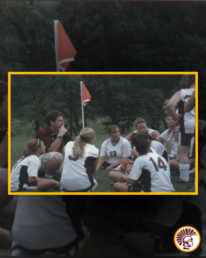 Graphic showing members of the 2006 BCHS Women's soccer team. 