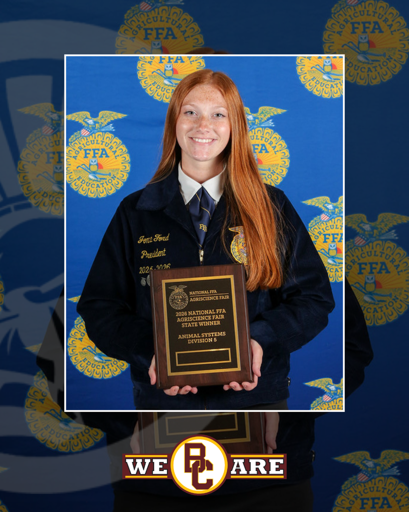 BCHS FFA Chapter at State Convention.