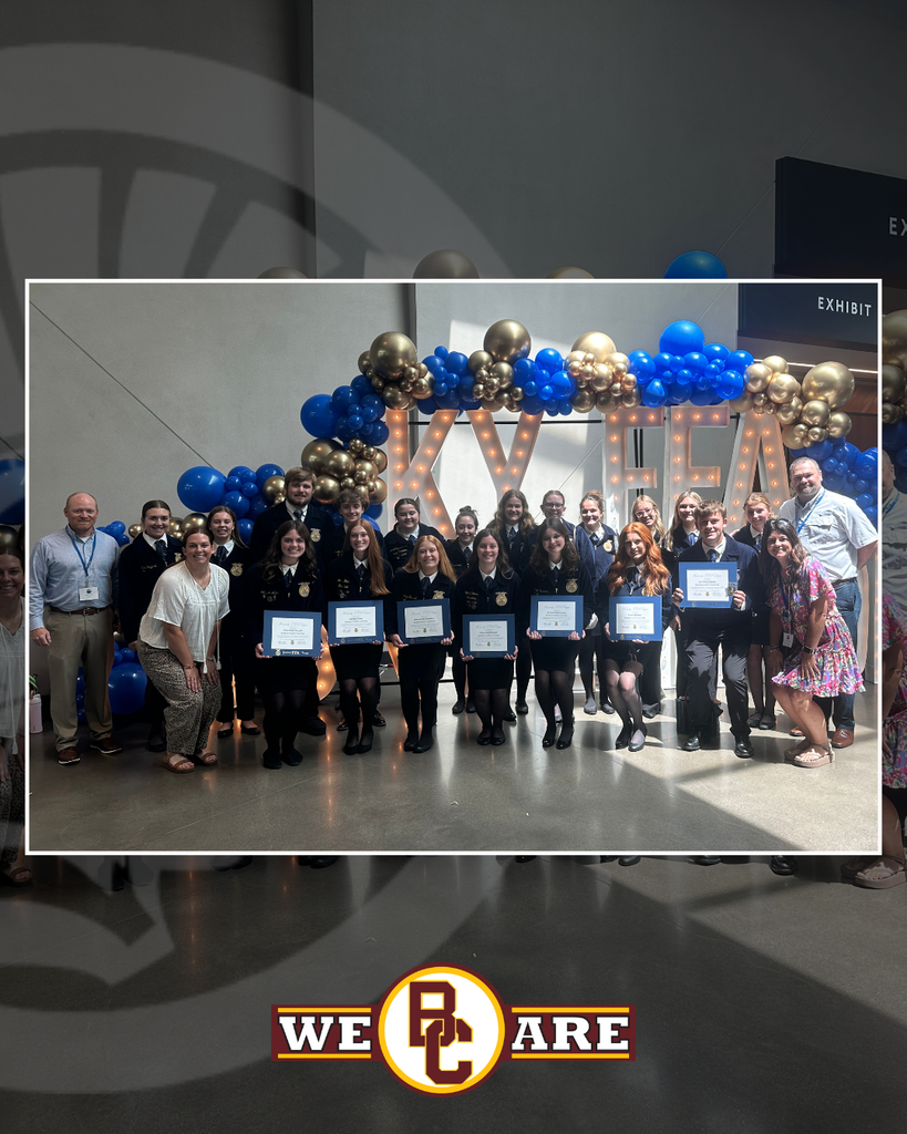BCHS FFA Chapter at State Convention.