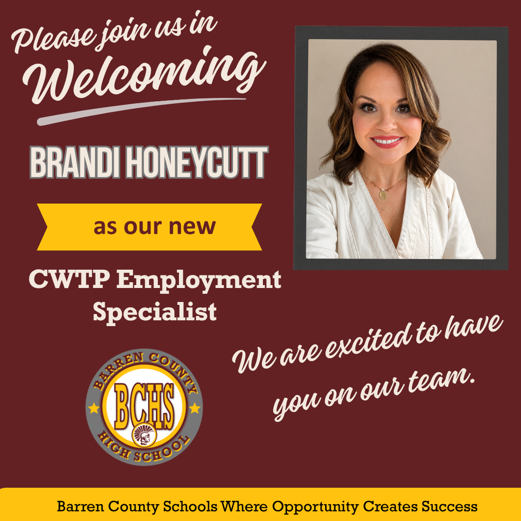 We're excited to welcome Brandi Honeycutt as our new CWTP Employment Specialist. Welcome to the BCHS team! #WeareBC