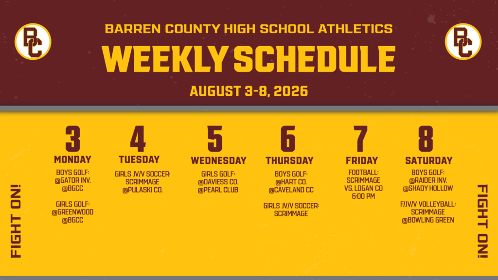 Weekly Schedule