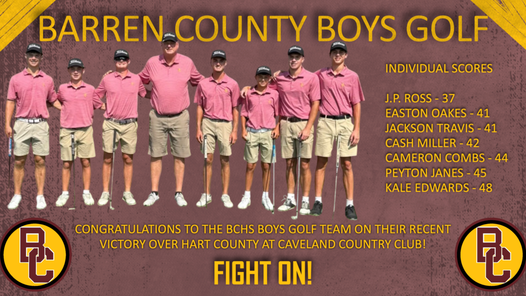 BCHS Boys Golf