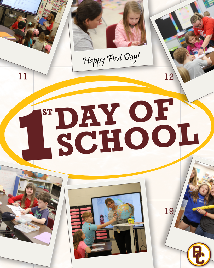 graphic for first day of school