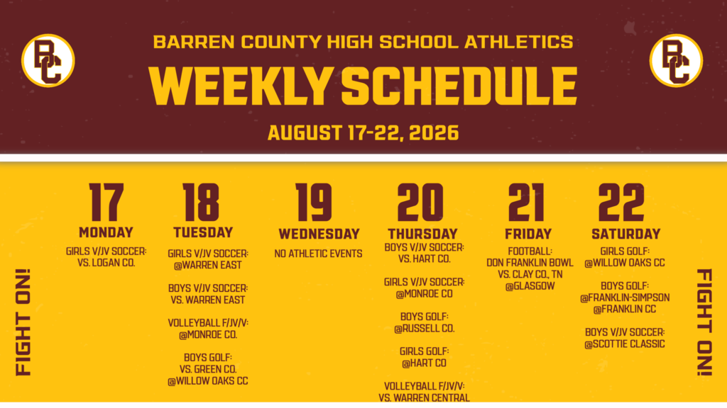 Weekly Schedule