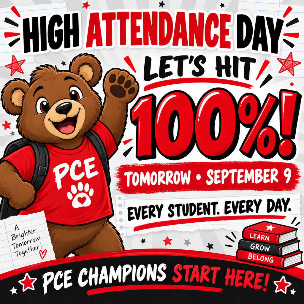 PCE High Attendance Day, Wednesday, September 9