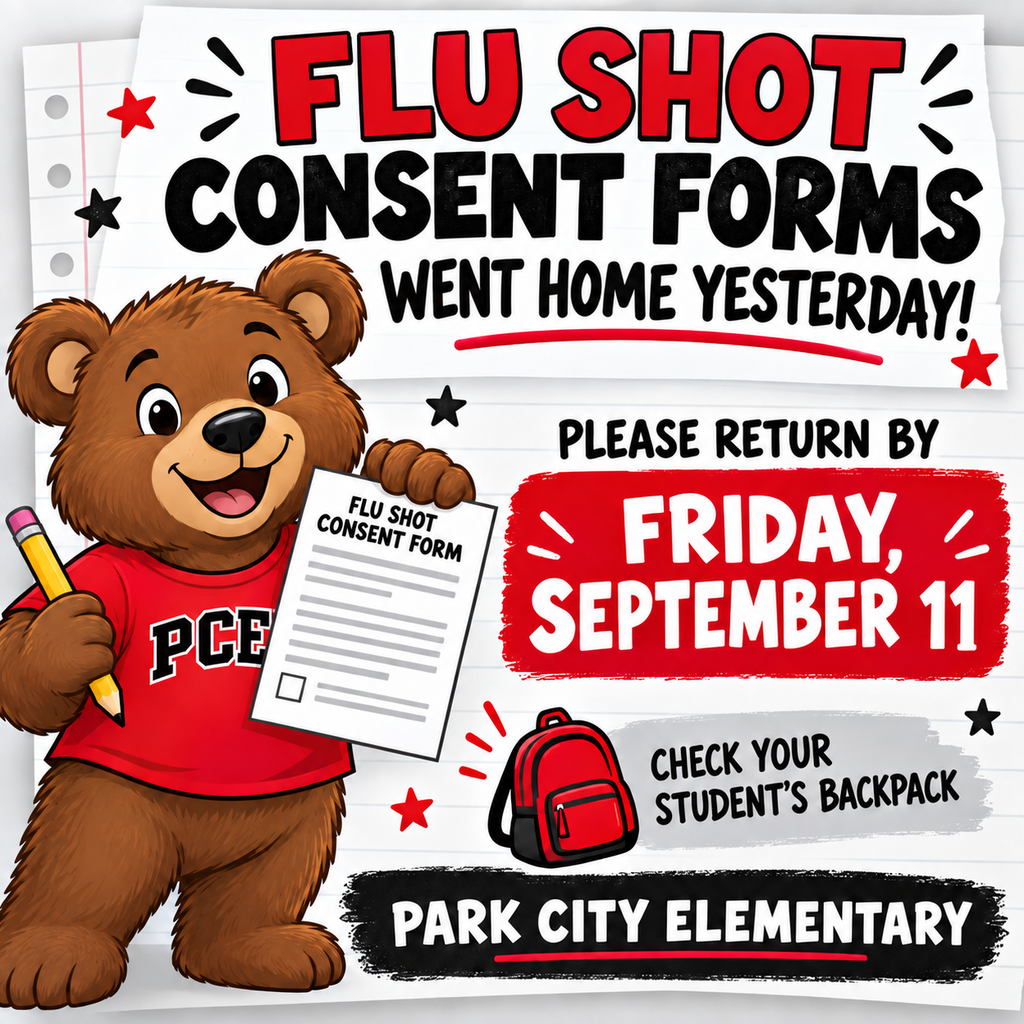 Flu Shot Consent Forms Due Friday September 11