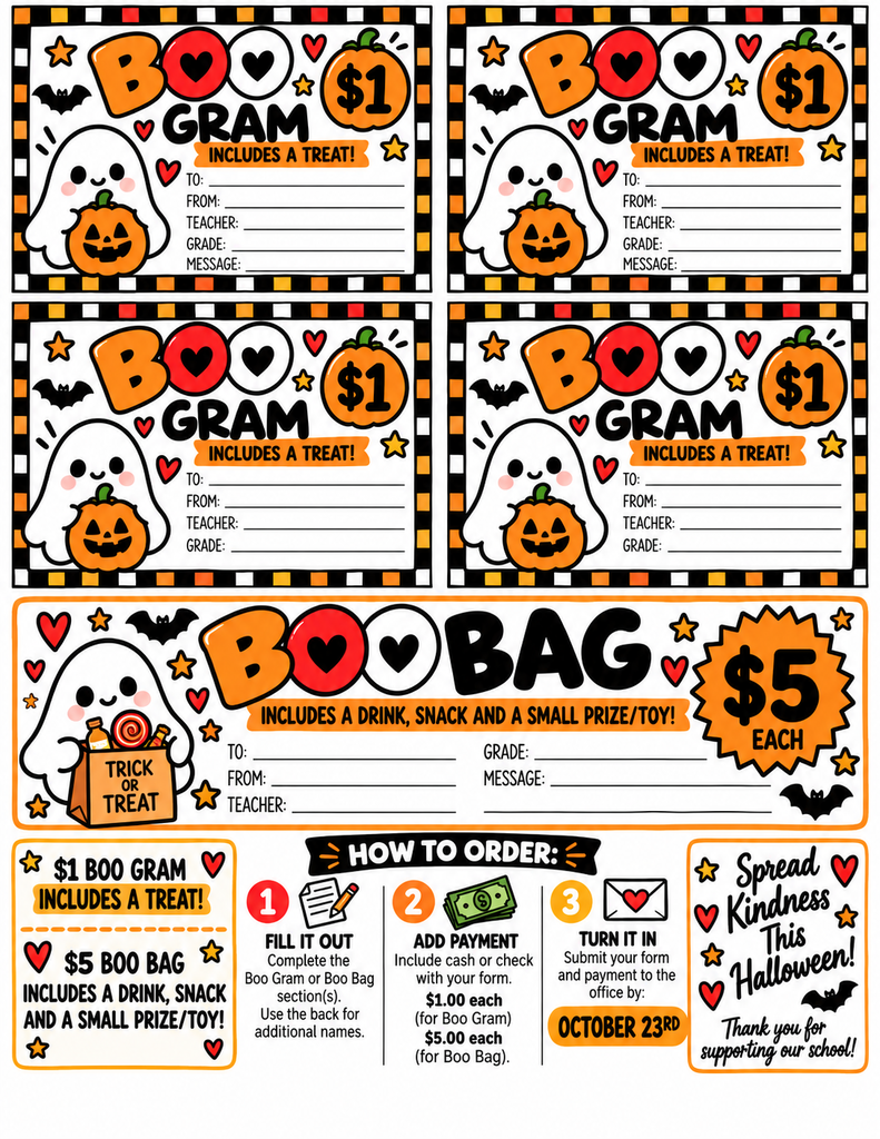 Boo Bag Information