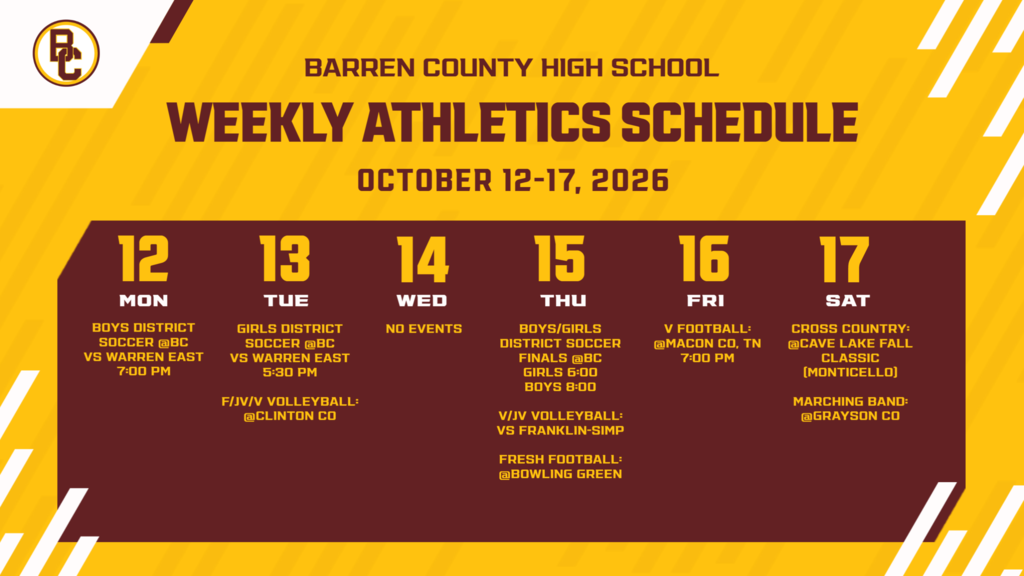 Weekly Schedule