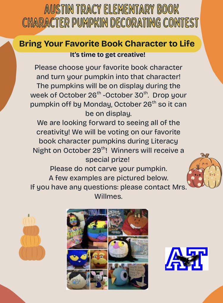book character pumpkin