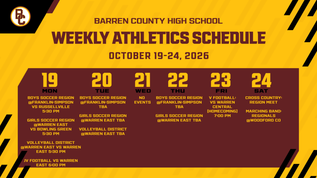 Weekly Schedule