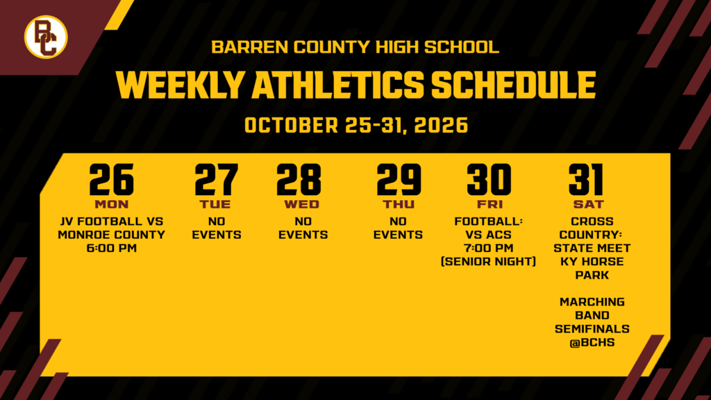 weekly schedule