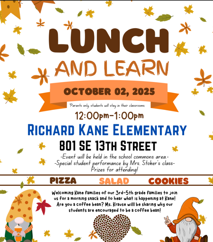 Lunch and Learn 3-5th