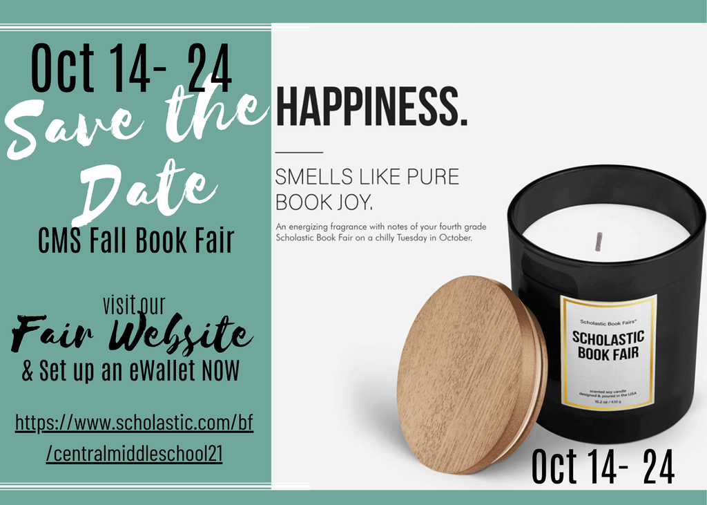 CMS Fall BookFair Oct 14