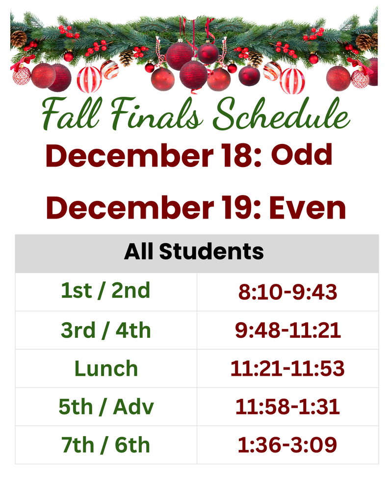 Finals Fall 2025