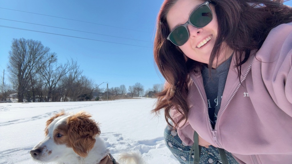 Ms. Will's  FIRST SNOW EVER!!!