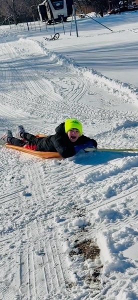 Sledding!