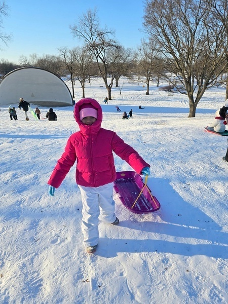 Sledding time!