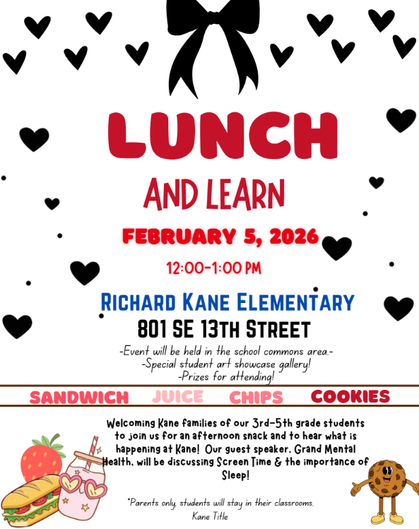 Lunch and Learn 3-5th