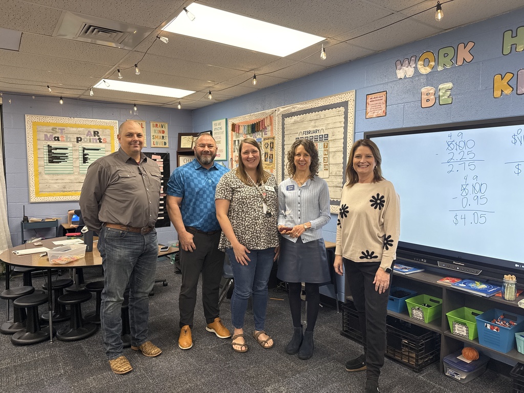 Arvest Bank/Patriot Auto Teacher of the Month Krista Grate