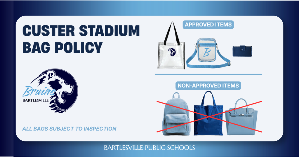 Custer Stadium Bag Policy