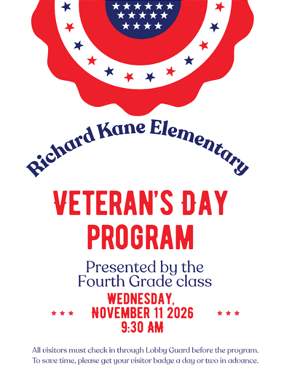 Veteran's Day Program