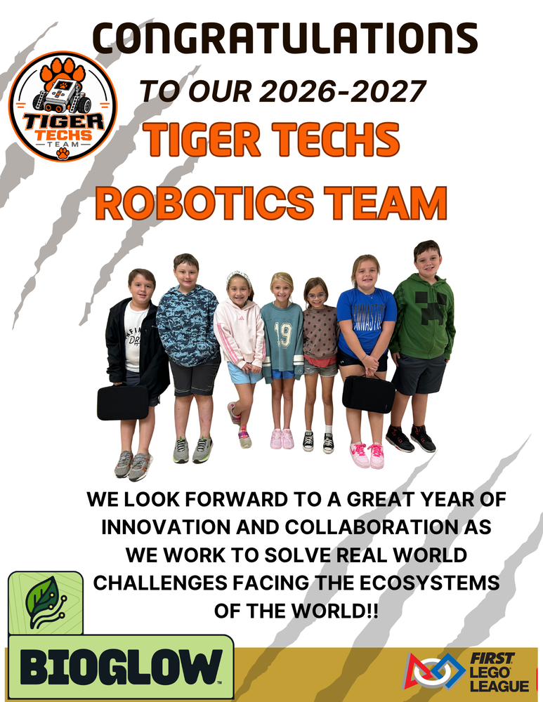 Congratulations to Tiger Techs RObotics team.