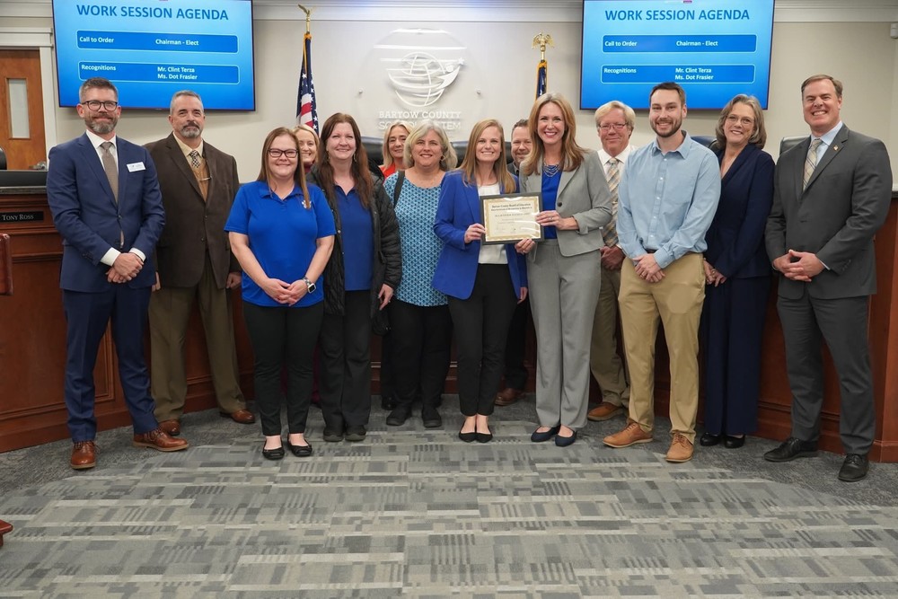 School Board Recognition- Lowest Chronic Absentism (one of two) elementary schools! Thank you to our Attendance Team!