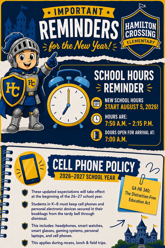 2026-2027 Reminders