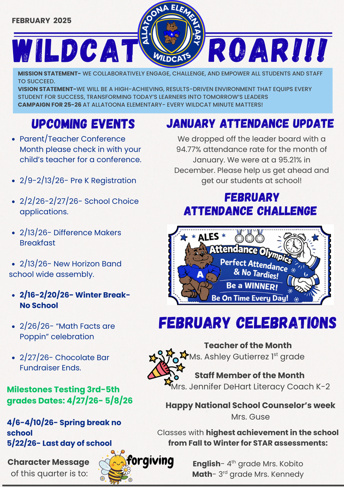 February Wildcat ROAR