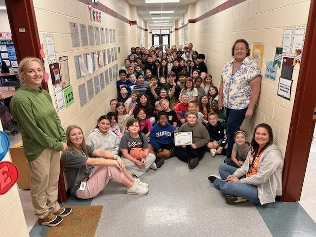 🌟The generosity at HCES knows no bounds! Today our third grade students were recognized by the Salvation Army for participating in their food drive. THANK YOU to these Knights for all of their donations in support of our community!🌟