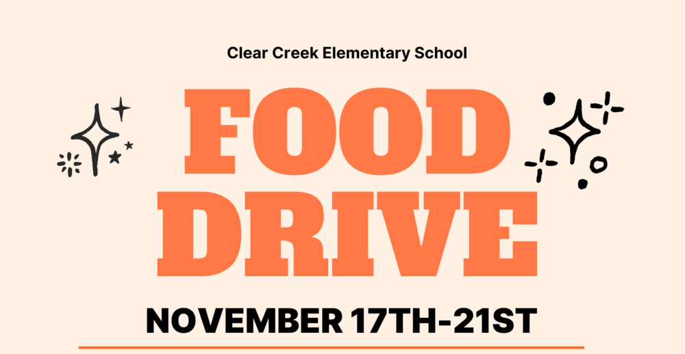 Food Drive: See flyer for details