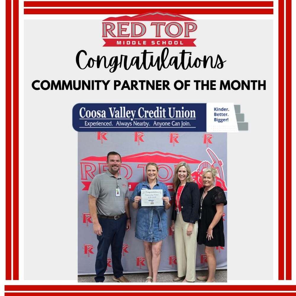 Congratulations Community Partner of the Month!