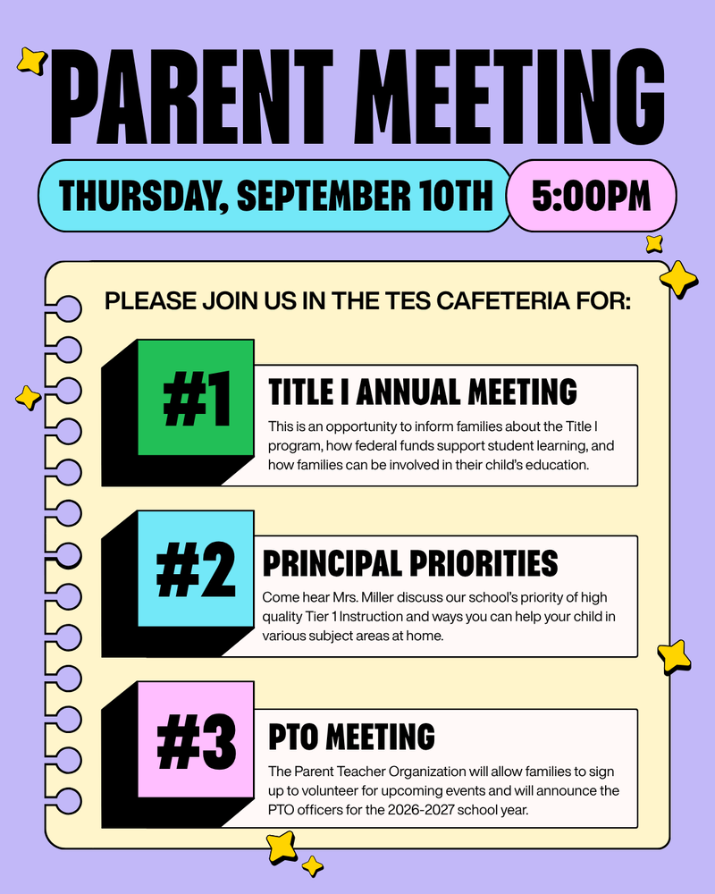 Title I Parent Meeting
