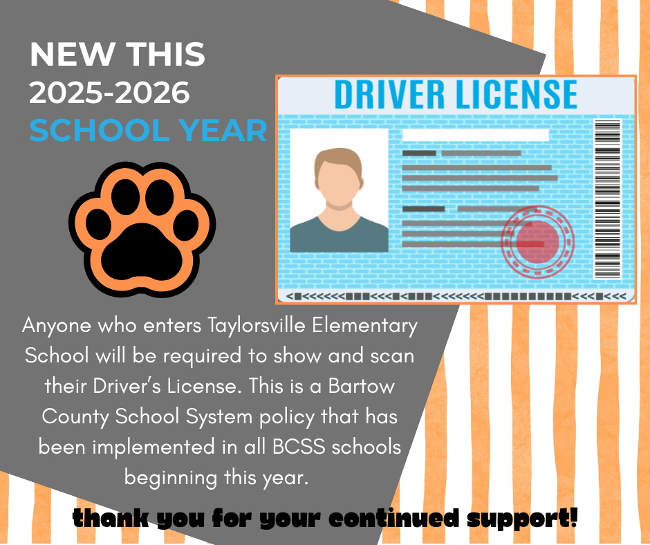 Driver's license show and scan to enter school