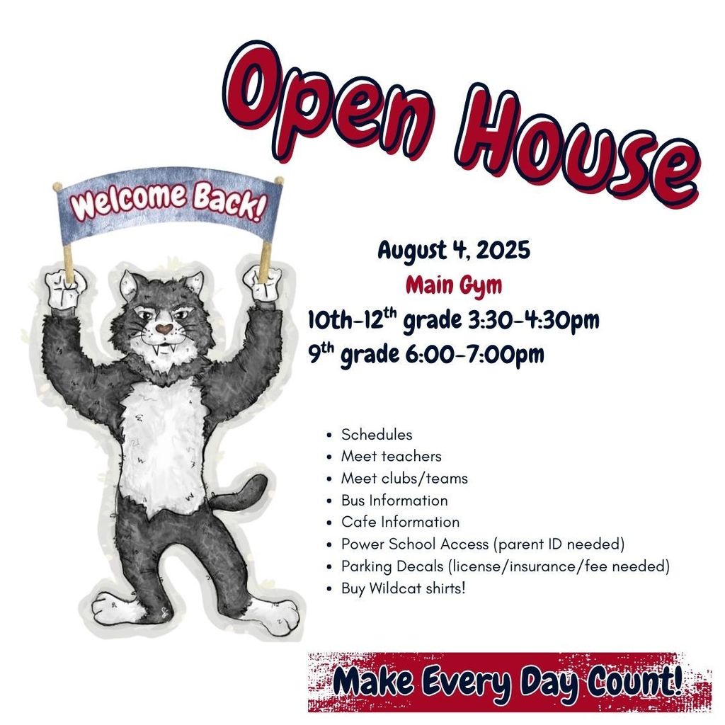 Open House- August 4