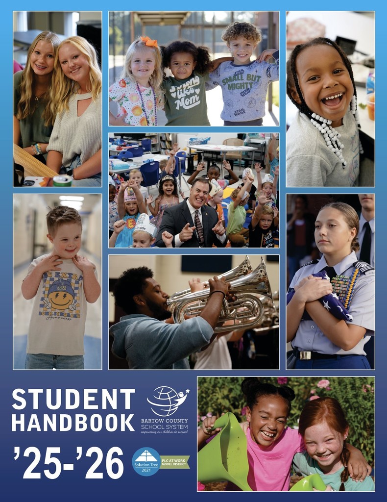 students on the cover of our new student handbook